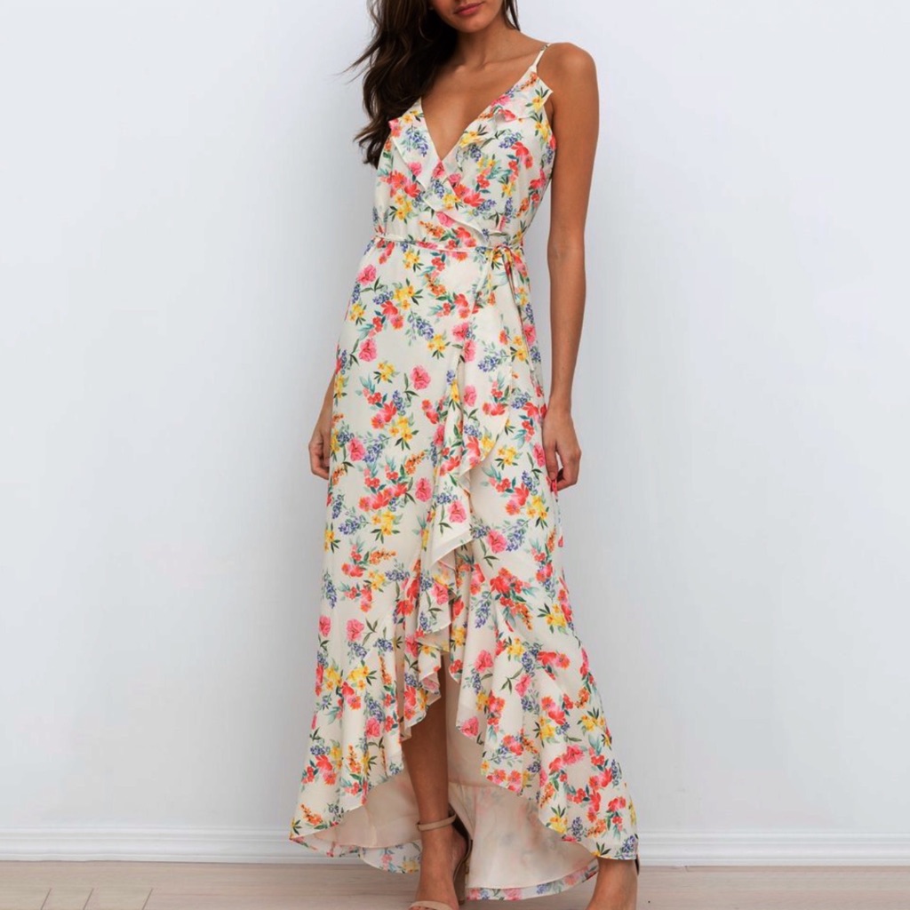Htf Yumi Kim Meadow Wrap Maxi Dress